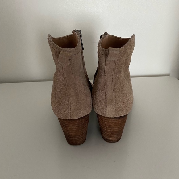 Suede Leather Ankle Boots - Picture 5 of 7